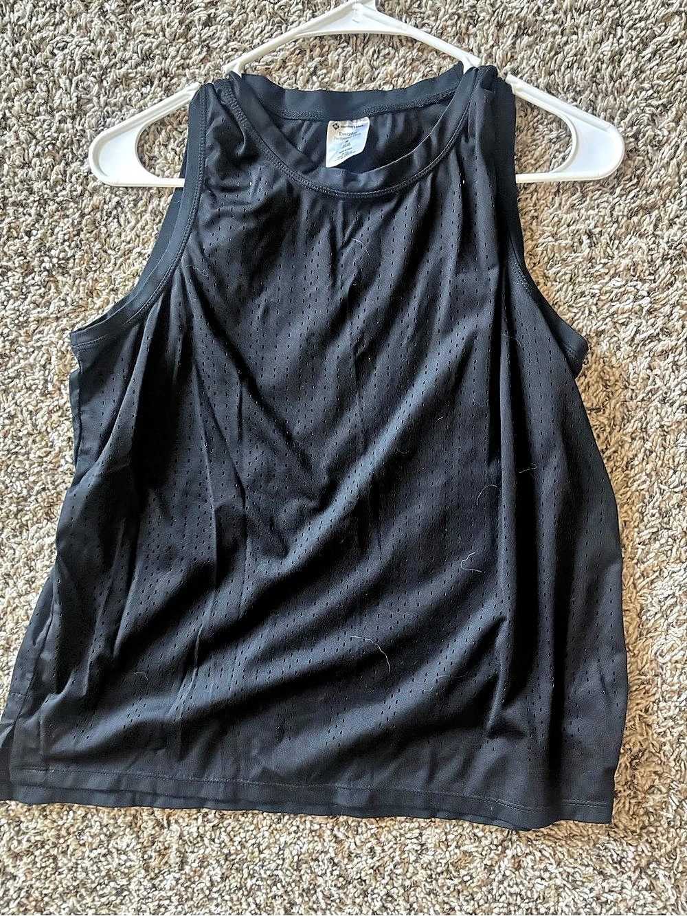 Two pack black workout tanks